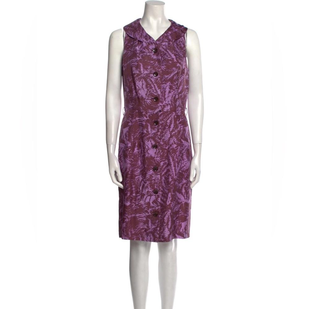 Milly of New York Purple Sleeveless Dress